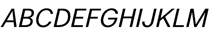 Lars RegularItalic Font UPPERCASE