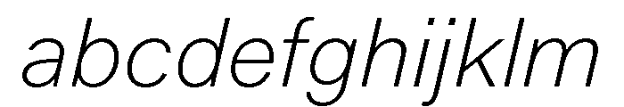 Lars ThinItalic FONT