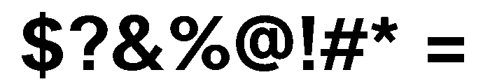 LarsCyrillic Bold Font OTHER CHARS