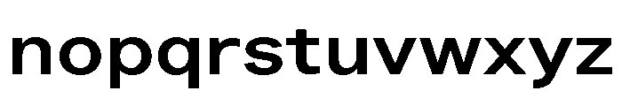 LarsCyrillic BoldExtended Font LOWERCASE