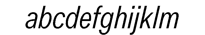 LarsCyrillic LightCondensedItalic FONT
