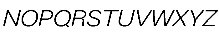 LarsCyrillic LightExtendedItalic Font UPPERCASE