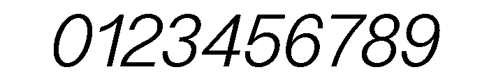 LarsCyrillic LightItalic Font OTHER CHARS