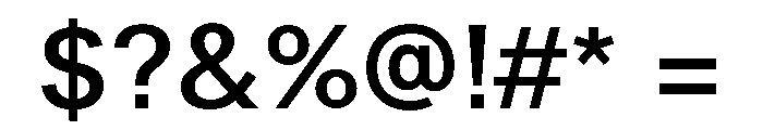LarsCyrillic Medium Font OTHER CHARS