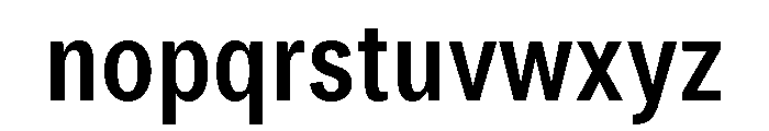 LarsCyrillic MediumCondensed Font LOWERCASE