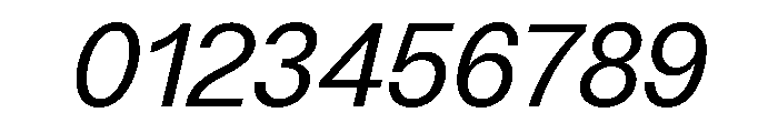 LarsCyrillic RegularItalic Font OTHER CHARS