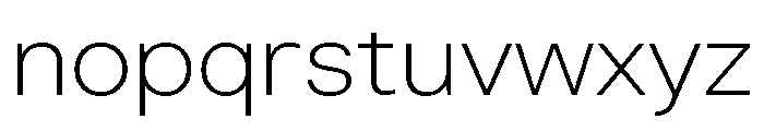 LarsCyrillic ThinExtended Font LOWERCASE