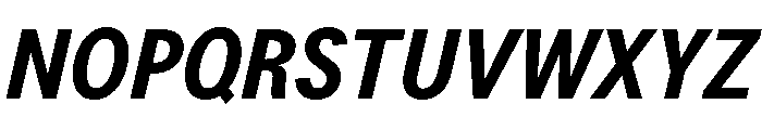 LarsGreek BoldCondensedItalic Font UPPERCASE