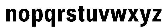 LarsGreek BoldCondensed Font LOWERCASE