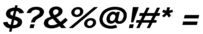 LarsGreek BoldExtendedItalic Font OTHER CHARS