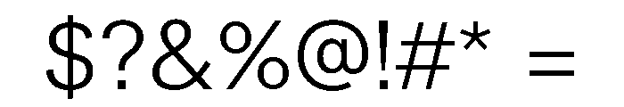 LarsGreek Light Font OTHER CHARS