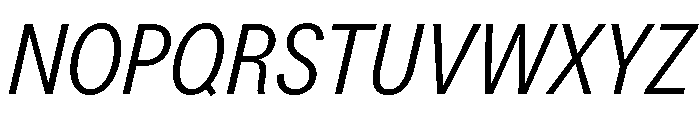 LarsGreek LightCondensedItalic Font UPPERCASE
