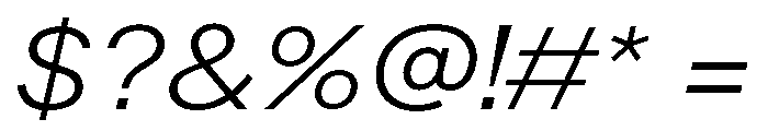 LarsGreek LightExtendedItalic Font OTHER CHARS