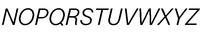 LarsGreek LightItalic Font UPPERCASE