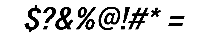 LarsGreek MediumCondensedItalic Font OTHER CHARS