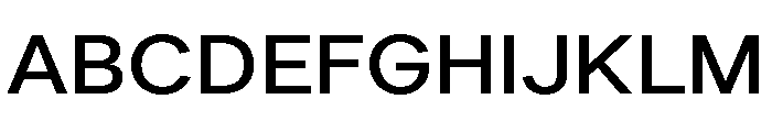 LarsGreek MediumExtended Font UPPERCASE