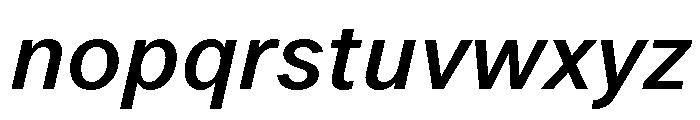 LarsGreek MediumItalic Font LOWERCASE