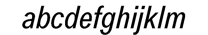LarsGreek RegularCondensedItalic FONT