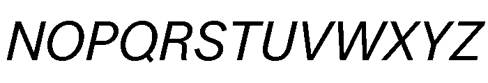 LarsGreek RegularItalic Font UPPERCASE