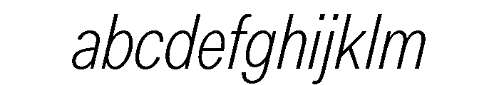 LarsGreek ThinCondensedItalic FONT