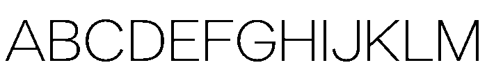 LarsGreek ThinExtended Font UPPERCASE