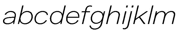 LarsGreek ThinExtendedItalic FONT