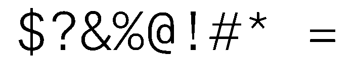 LarsMono Light Font OTHER CHARS