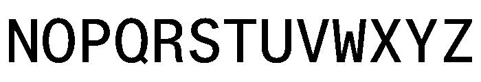 LarsMono Medium Font UPPERCASE