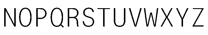 LarsMono Thin Font UPPERCASE