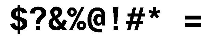 LarsMonoCyrillic Bold Font OTHER CHARS