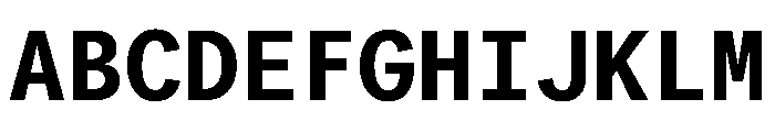 LarsMonoCyrillic Bold Font UPPERCASE