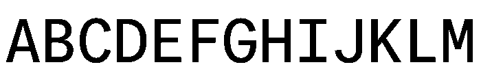 LarsMonoCyrillic Medium Font UPPERCASE