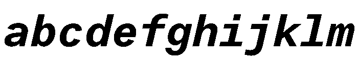 LarsMonoGreek BoldItalic FONT