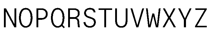 LarsMonoGreek Light Font UPPERCASE