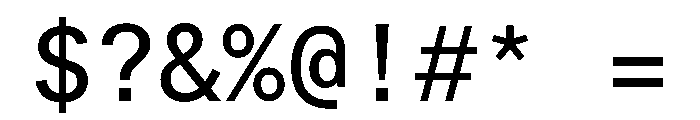 LarsMonoGreek Medium Font OTHER CHARS