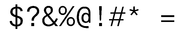 LarsMonoGreek Regular Font OTHER CHARS