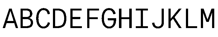 LarsMonoGreek Regular Font UPPERCASE