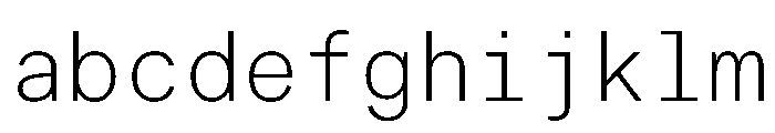 LarsMonoGreek Thin FONT