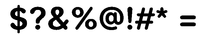 LarsRounded Bold Font OTHER CHARS