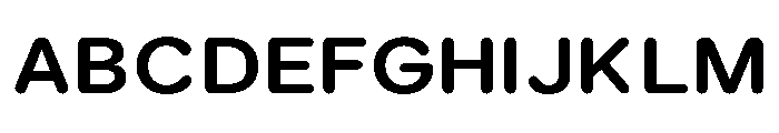 LarsRounded BoldExtended Font UPPERCASE