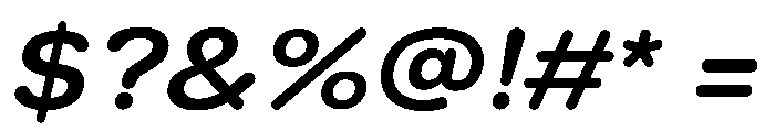LarsRounded BoldExtendedItalic Font OTHER CHARS
