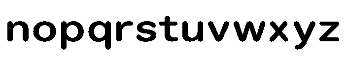 LarsRounded BoldExtended Font LOWERCASE