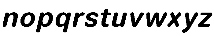 LarsRounded BoldItalic Font LOWERCASE