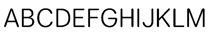 LarsRounded Light Font UPPERCASE