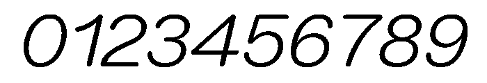 LarsRounded LightExtendedItalic Font OTHER CHARS
