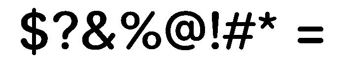 LarsRounded Medium Font OTHER CHARS