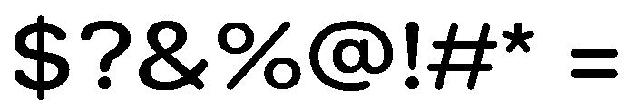 LarsRounded MediumExtended Font OTHER CHARS