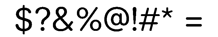 LarsRounded Regular Font OTHER CHARS