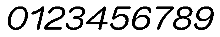 LarsRounded RegularExtendedItalic Font OTHER CHARS