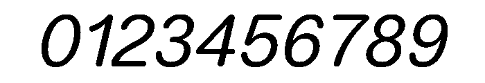 LarsRounded RegularItalic Font OTHER CHARS